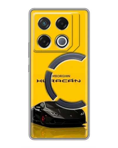 Чехол для Infinix GT 20 Pro с картинкой «Lamborghini Huracan черный» Чехол для Infinix GT 20 Pro с картинкой «Lamborghini Huracan черный»