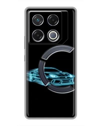 Чехол для Infinix GT 20 Pro с картинкой «Неоновый контур Lamborghini» Чехол для Infinix GT 20 Pro с картинкой «Неоновый контур Lamborghini»