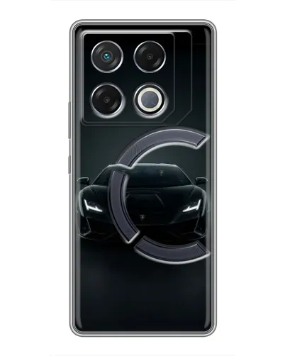 Чехол для Infinix GT 20 Pro с картинкой «Черный Lamborghini Aventador» Чехол для Infinix GT 20 Pro с картинкой «Черный Lamborghini Aventador»