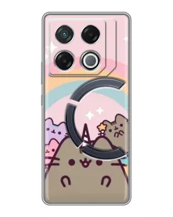 Чехол для Infinix GT 20 Pro с картинкой «Единорог Pusheen» Чехол для Infinix GT 20 Pro с картинкой «Единорог Pusheen»