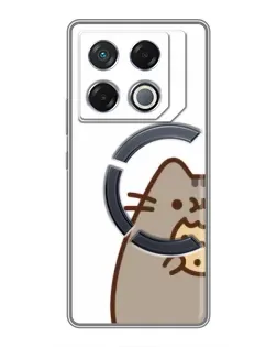 Чехол для Infinix GT 20 Pro с картинкой «Пушин с печеньем» Чехол для Infinix GT 20 Pro с картинкой «Пушин с печеньем»