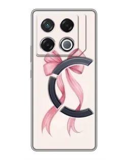 Чехол для Infinix GT 20 Pro с картинкой «Розовый бант»
