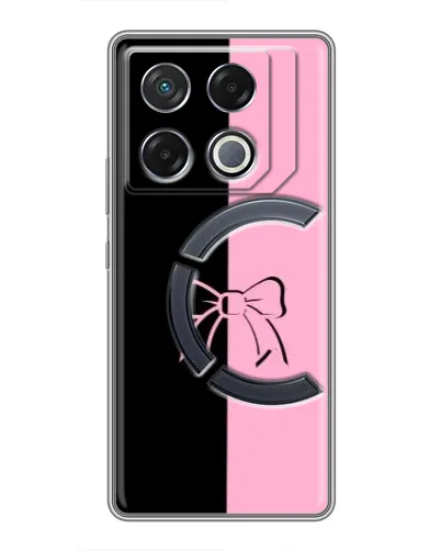 Чехол для Infinix GT 20 Pro с картинкой «Половинки банта»