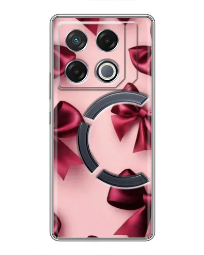 Чехол для Infinix GT 20 Pro с картинкой «Бордовый атлас»