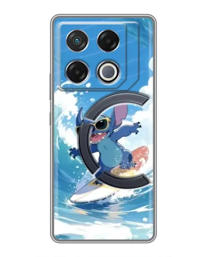 Чехол для Infinix GT 20 Pro с картинкой «Стич на волне»