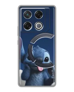 Чехол для Infinix GT 20 Pro с картинкой «Стич в облаках»