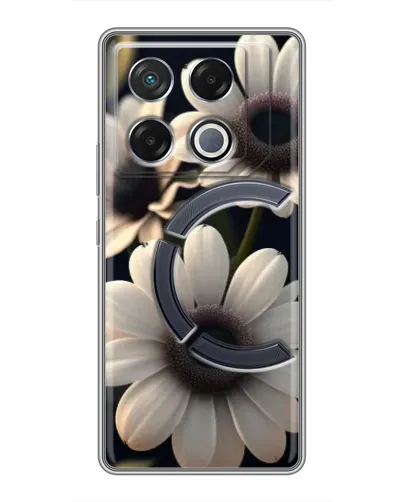 Чехол для Infinix GT 20 Pro с картинкой «Белые маргаритки макро» Чехол для Infinix GT 20 Pro с картинкой «Белые маргаритки макро»