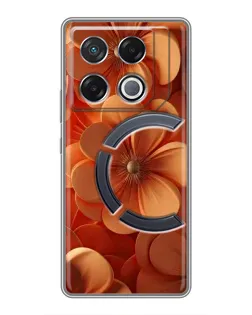 Чехол для Infinix GT 20 Pro с картинкой «Оранжевый макро цветок» Чехол для Infinix GT 20 Pro с картинкой «Оранжевый макро цветок»