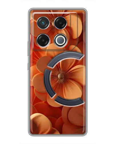 Чехол для Infinix GT 20 Pro с картинкой «Оранжевый макро цветок» Чехол для Infinix GT 20 Pro с картинкой «Оранжевый макро цветок»