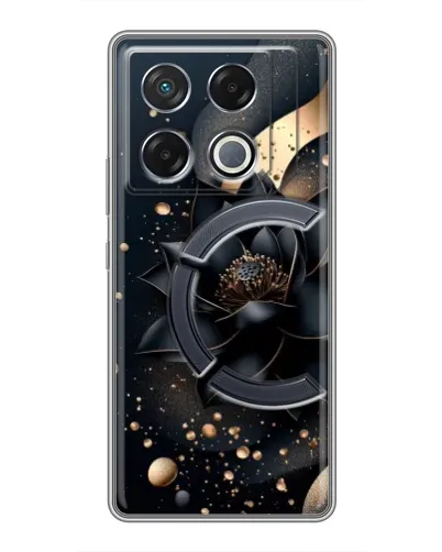 Чехол для Infinix GT 20 Pro с картинкой «Черный лотос» Чехол для Infinix GT 20 Pro с картинкой «Черный лотос»