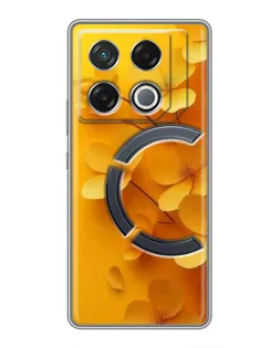 Чехол для Infinix GT 20 Pro с картинкой «Золотые лепестки» Чехол для Infinix GT 20 Pro с картинкой «Золотые лепестки»