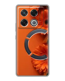 Чехол для Infinix GT 20 Pro с картинкой «Оранжевые герберы» Чехол для Infinix GT 20 Pro с картинкой «Оранжевые герберы»