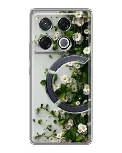 Чехол для Infinix GT 20 Pro с картинкой «Ветка мелких белых цветов» Чехол для Infinix GT 20 Pro с картинкой «Ветка мелких белых цветов»