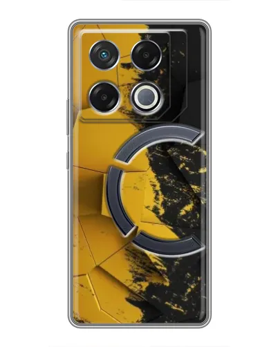 Чехол для Infinix GT 20 Pro с картинкой «Золотые осколки геометрии»