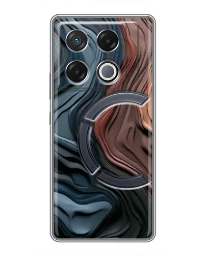 Чехол для Infinix GT 20 Pro с картинкой «Цветные волны каньона»