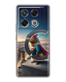 Чехол для Infinix GT 20 Pro с картинкой «Капи-мен супергерой» Чехол для Infinix GT 20 Pro с картинкой «Капи-мен супергерой»
