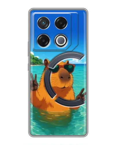Чехол для Infinix GT 20 Pro с картинкой «Морская капибара» Чехол для Infinix GT 20 Pro с картинкой «Морская капибара»