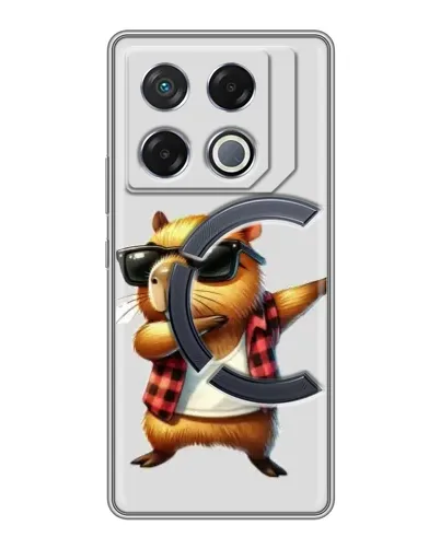 Чехол для Infinix GT 20 Pro с картинкой «Капибара рэпер даб» Чехол для Infinix GT 20 Pro с картинкой «Капибара рэпер даб»