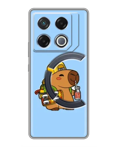 Чехол для Infinix GT 20 Pro с картинкой «Капибара на скейте» Чехол для Infinix GT 20 Pro с картинкой «Капибара на скейте»