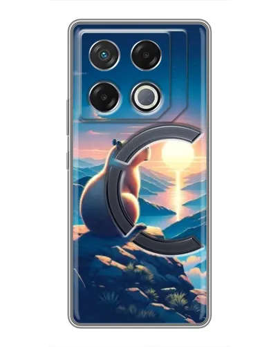 Чехол для Infinix GT 20 Pro с картинкой «Закат солнца с капибарой» Чехол для Infinix GT 20 Pro с картинкой «Закат солнца с капибарой»