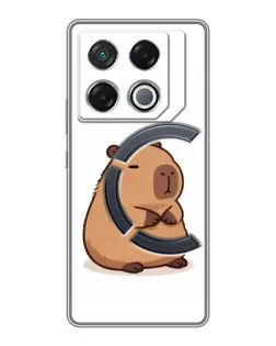 Чехол для Infinix GT 20 Pro с картинкой «Толстенькая капибара» Чехол для Infinix GT 20 Pro с картинкой «Толстенькая капибара»