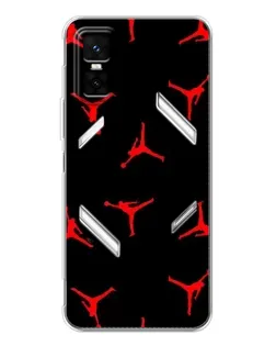 Чехол для Infinix GT 30 Pro с картинкой «Jordan Red Pattern» Чехол для Infinix GT 30 Pro с картинкой «Jordan Red Pattern»