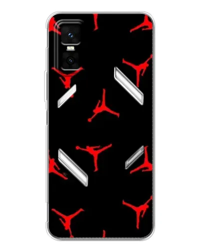 Чехол для Infinix GT 30 Pro с картинкой «Jordan Red Pattern»