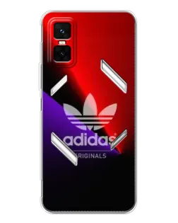 Чехол для Infinix GT 30 Pro с картинкой «Adidas Red Neon»