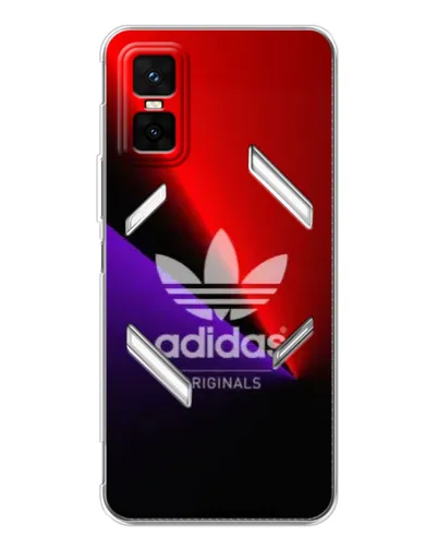 Чехол для Infinix GT 30 Pro с картинкой «Adidas Red Neon»