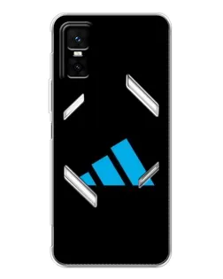 Чехол для Infinix GT 30 Pro с картинкой «Adidas Cyan Logo» Чехол для Infinix GT 30 Pro с картинкой «Adidas Cyan Logo»