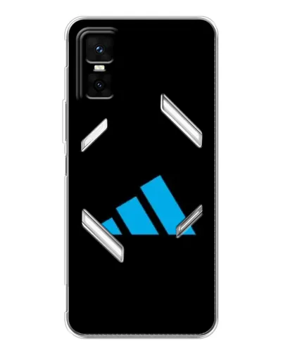 Чехол для Infinix GT 30 Pro с картинкой «Adidas Cyan Logo»