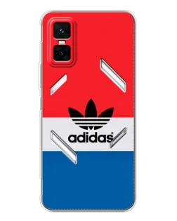 Чехол для Infinix GT 30 Pro с картинкой «Ретро блоки Adidas» Чехол для Infinix GT 30 Pro с картинкой «Ретро блоки Adidas»