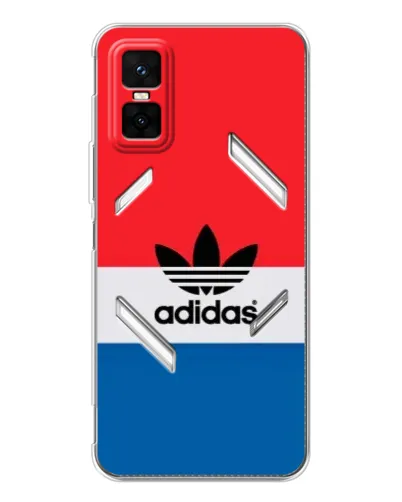 Чехол для Infinix GT 30 Pro с картинкой «Ретро блоки Adidas»