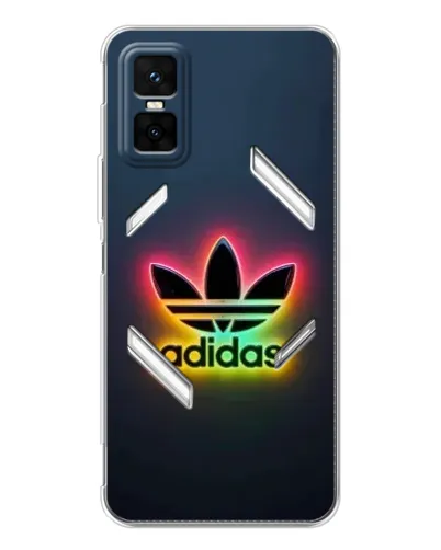 Чехол для Infinix GT 30 Pro с картинкой «Неоновый Adidas»