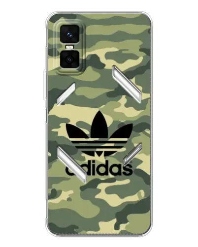 Чехол для Infinix GT 30 Pro с картинкой «Милитари стиль Adidas»