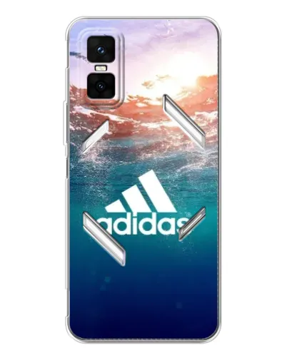 Чехол для Infinix GT 30 Pro с картинкой «Океанская глубина адидас»