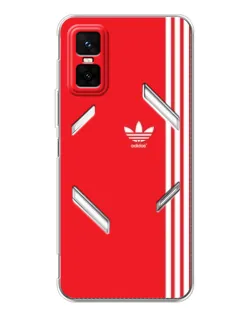 Чехол для Infinix GT 30 Pro с картинкой «Красный минимализм Adidas» Чехол для Infinix GT 30 Pro с картинкой «Красный минимализм Adidas»