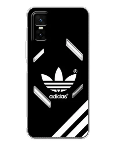 Чехол для Infinix GT 30 Pro с картинкой «Adidas с диагональными полосами»