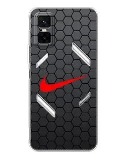 Чехол для Infinix GT 30 Pro с картинкой «Nike — карбоновая сетка» Чехол для Infinix GT 30 Pro с картинкой «Nike — карбоновая сетка»