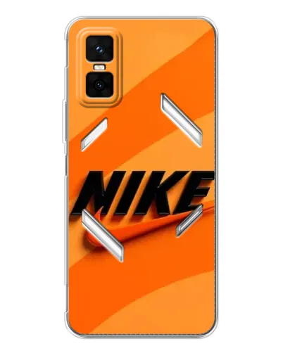Чехол для Infinix GT 30 Pro с картинкой «Оранжевый драйв Nike»