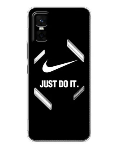 Чехол для Infinix GT 30 Pro с картинкой «Классический принт Nike»
