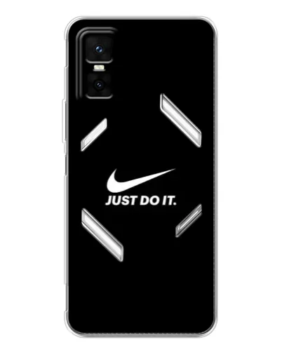 Чехол для Infinix GT 30 Pro с картинкой «Минимализм от Nike»