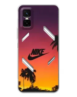 Чехол для Infinix GT 30 Pro с картинкой «Nike на закате солнца»