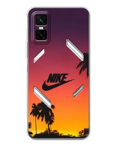 Чехол для Infinix GT 30 Pro с картинкой «Nike на закате солнца»