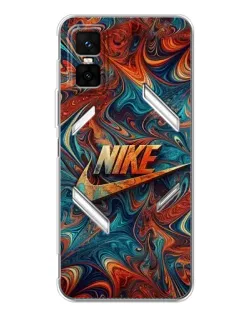 Чехол для Infinix GT 30 Pro с картинкой «Nike в абстракции»