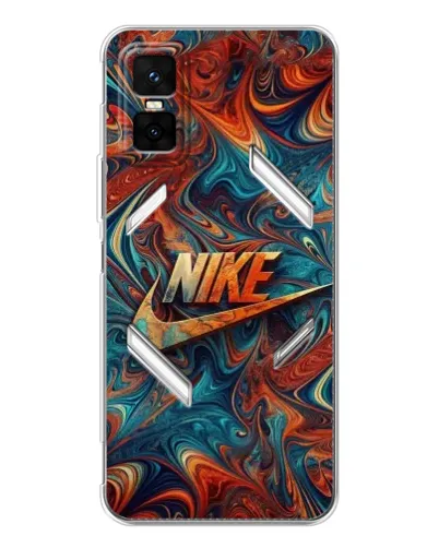Чехол для Infinix GT 30 Pro с картинкой «Nike в абстракции»