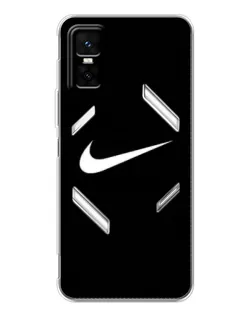 Чехол для Infinix GT 30 Pro с картинкой «Минималистический Найк»