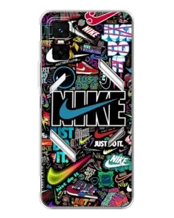 Чехол для Infinix GT 30 Pro с картинкой «Яркий коллаж Nike»