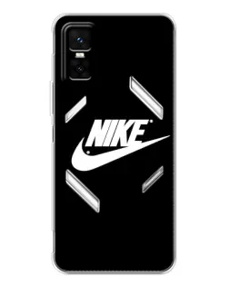 Чехол для Infinix GT 30 Pro с картинкой «Мазки краски Nike»
