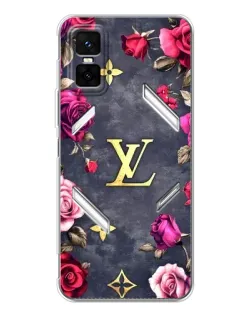 Чехол для Infinix GT 30 Pro с картинкой «Цветочный Louis Vuitton»